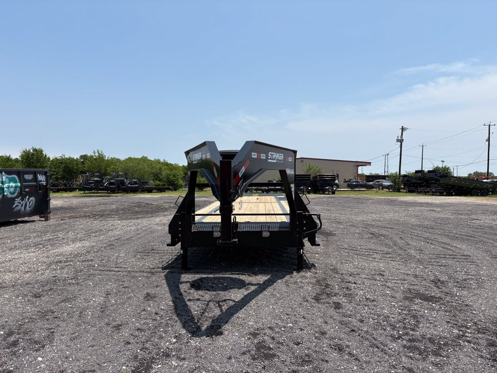 35' Stryker Gooseneck (2) 8K Axles Mega Ramps 14 ply Tires - Hotshot Non-CDL/DO 8K MR - Stryker Dealership Group