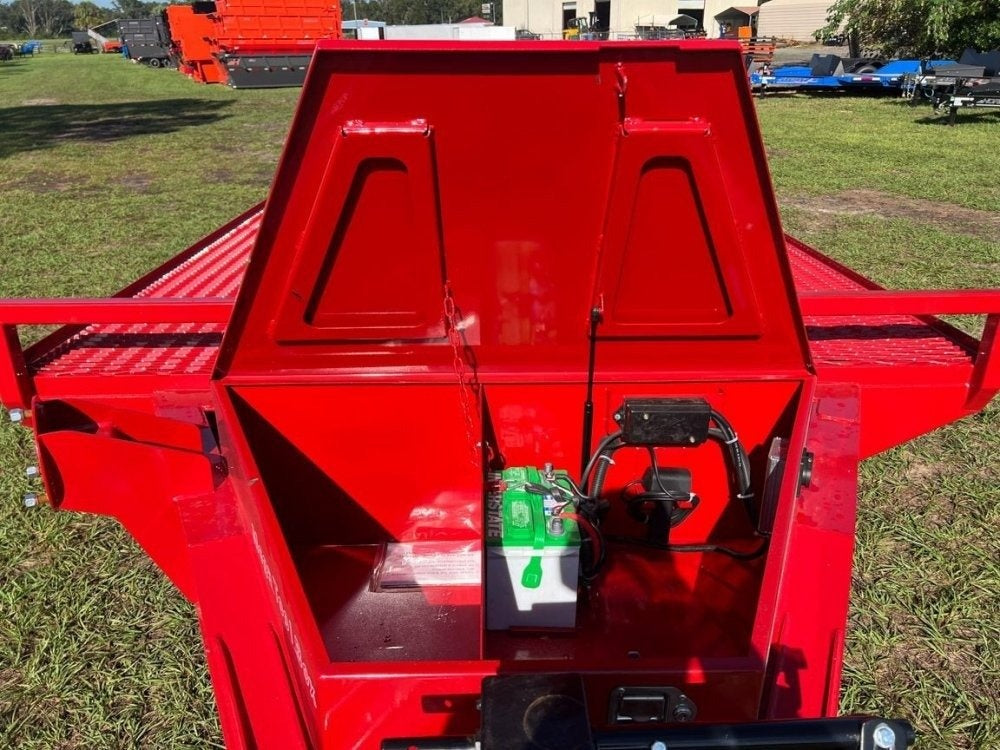 36' Bumper Pull Two Car Trailer (2) 8k Axles - Mesh Deck - 14 ply Tires & Spare - Winch - Two Car Hauler/Multi Car Haulers - Stryker Dealership Group