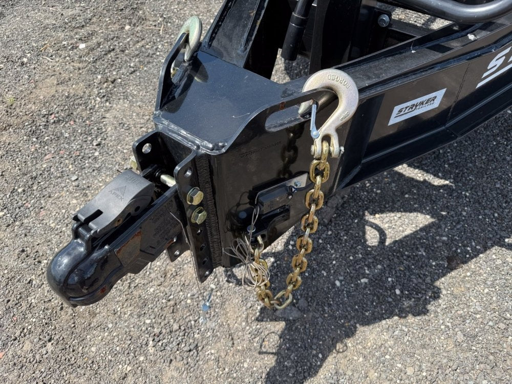 36' Bumper Pull Two Car Trailer (2) 8k Axles - Mesh Deck - 14 ply Tires & Spare - Winch - Two Car Hauler/Multi Car Haulers - Stryker Dealership Group