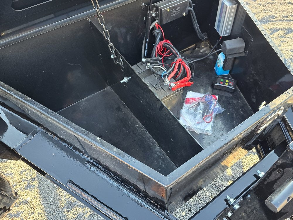 36' Bumper Pull Two Car Trailer (2) 8k Axles - Mesh Deck - 14 ply Tires & Spare - Winch - Truck & Van Trailers/Multi Car Haulers - Stryker Dealership Group