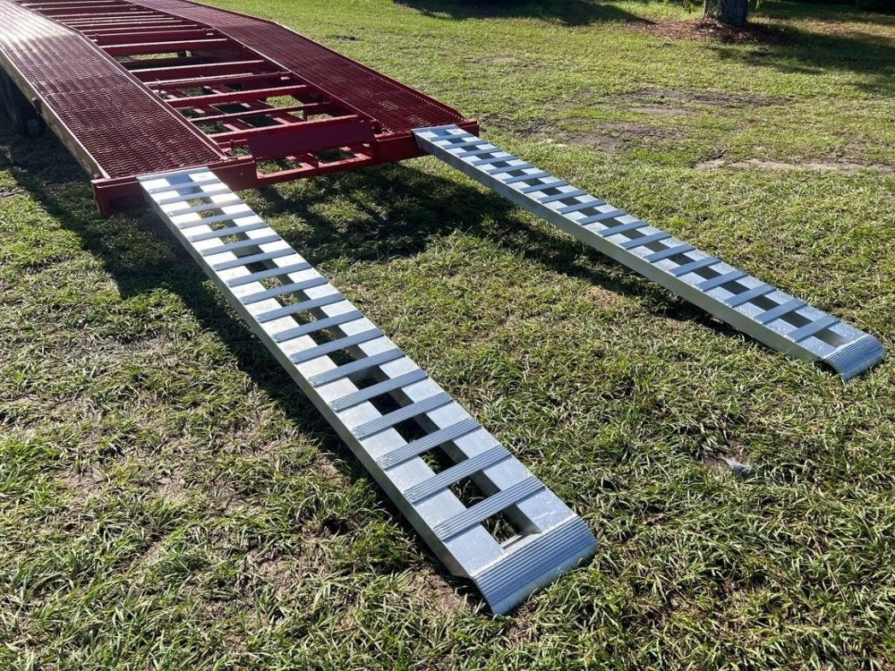 36' Bumper Pull Two Car Trailer (2) 8k Axles - Mesh Deck - 14 ply Tires & Spare - Winch - Two Car Hauler/Multi Car Haulers - Stryker Dealership Group