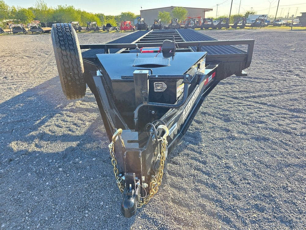 36' Bumper Pull Two Car Trailer (2) 8k Axles - Mesh Deck - 14 ply Tires & Spare - Winch - Two Car Hauler/Multi Car Haulers - Stryker Dealership Group