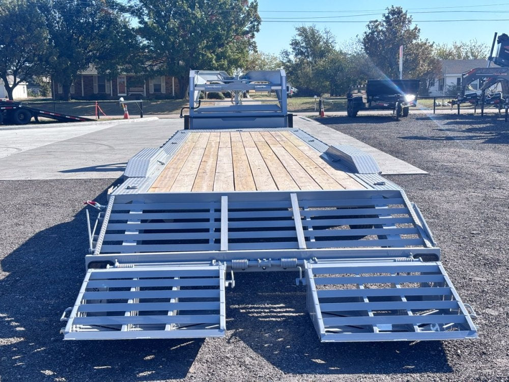 36' EWZ Gooseneck Equipment Hauler 8k Axles - Mega Ramps - Equipment Trailers - Stryker Dealership Group
