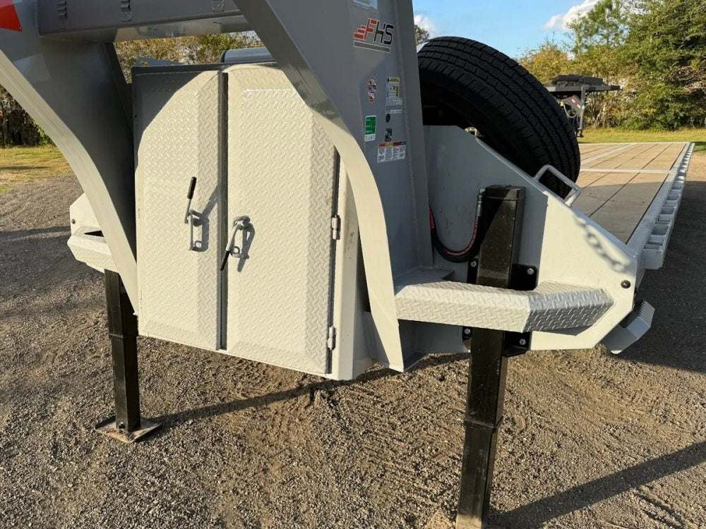 36' FHS Gooseneck Deckover Tilt Trailer - 10k Axles - Hydraulic Jacks - Deckover Tilt/Tilt Trailers - Stryker Dealership Group