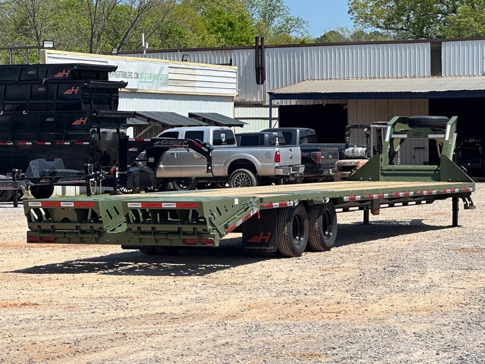 36' FHZ Gooseneck Deckover (2) 12K Axles Mega Ramps 25.9 GVWR - Heavy Duty Deckover/DO 12K MR - Stryker Dealership Group