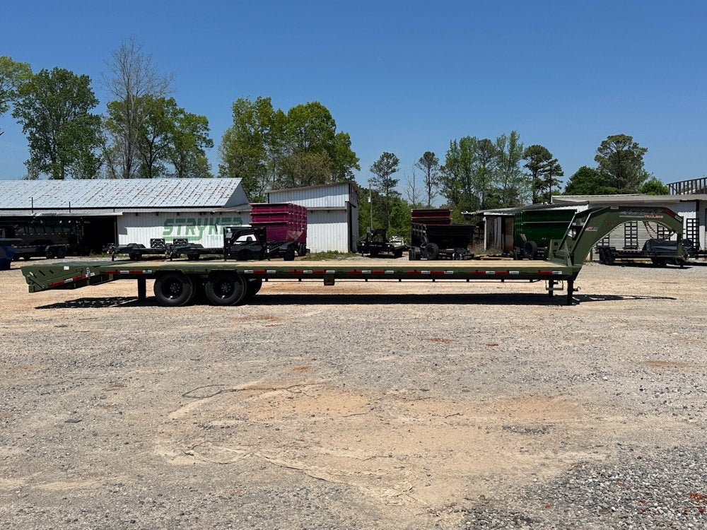36' FHZ Gooseneck Deckover (2) 12K Axles Mega Ramps 25.9 GVWR - Heavy Duty Deckover/DO 12K MR - Stryker Dealership Group