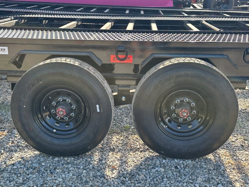 36' Gooseneck Mesh Deck (2) 8k Axles - 12k GVWR Derated- 14 Ply Tires w/Spare - 10' Aluminum Ramps - - Two Car Hauler/Multi Car Haulers - Stryker Dealership Group