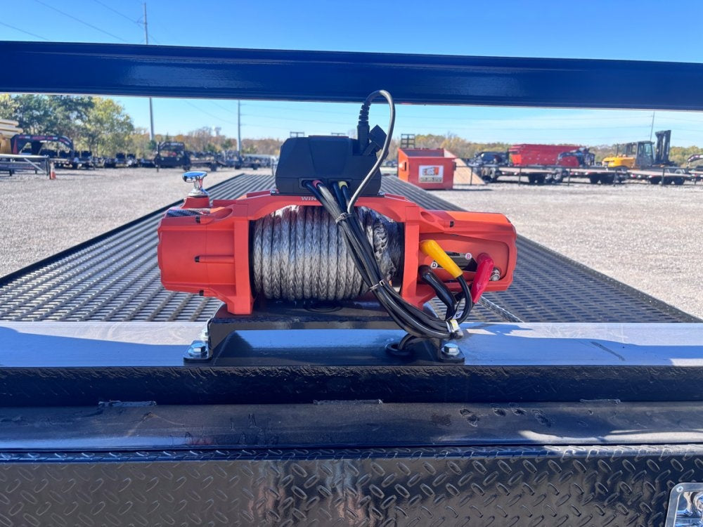 36' Gooseneck Mesh Deck (2) 8k Axles - 12k GVWR Derated- 14 Ply Tires w/Spare - 10' Aluminum Ramps - - Two Car Hauler/Multi Car Haulers - Stryker Dealership Group