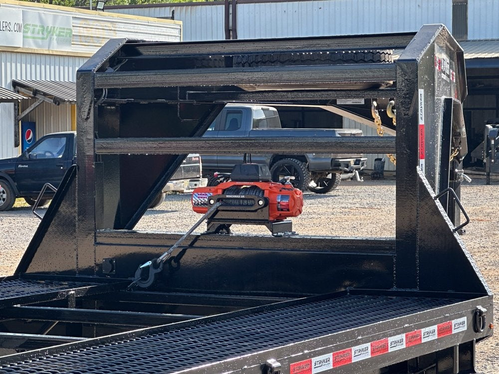 36' Gooseneck Mesh Deck (2) 8k Axles - 12k GVWR Derated- 14 Ply Tires w/Spare - 10' Aluminum Ramps - - Two Car Hauler/Multi Car Haulers - Stryker Dealership Group