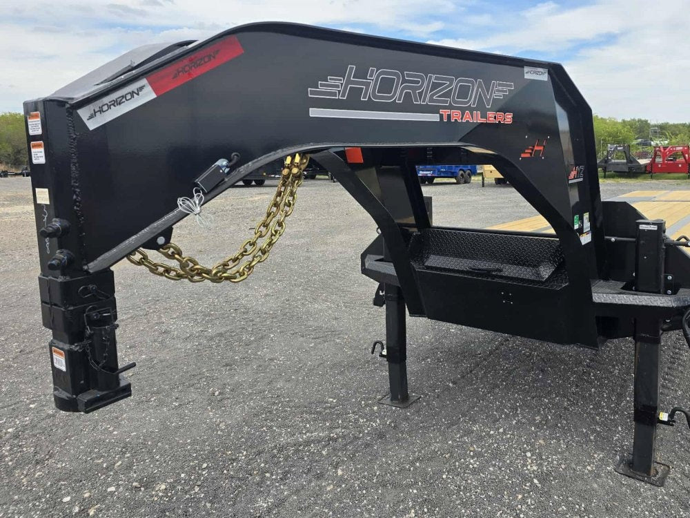 36' HYZ Gooseneck Flat deck Hydraulic Dovetail - Hydraulic Dovetail - Stryker Dealership Group