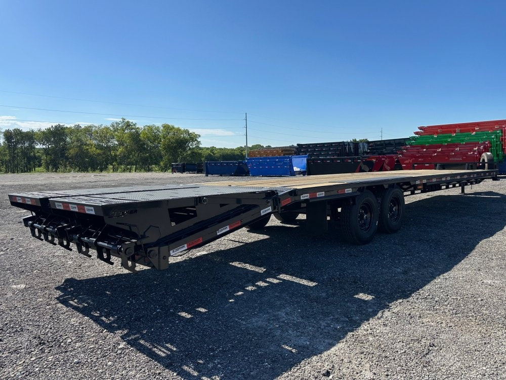 36' Stryker Gooseneck (2) 8K Axles Mega Ramps Deckover Trailer - Hotshot Non-CDL/DO 8K MR - Stryker Dealership Group