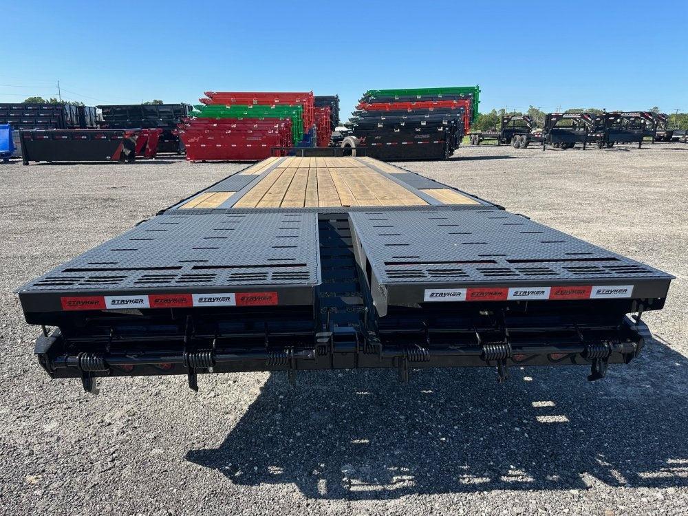 36' Stryker Gooseneck (2) 8K Axles Mega Ramps Deckover Trailer - Hotshot Non-CDL/DO 8K MR - Stryker Dealership Group
