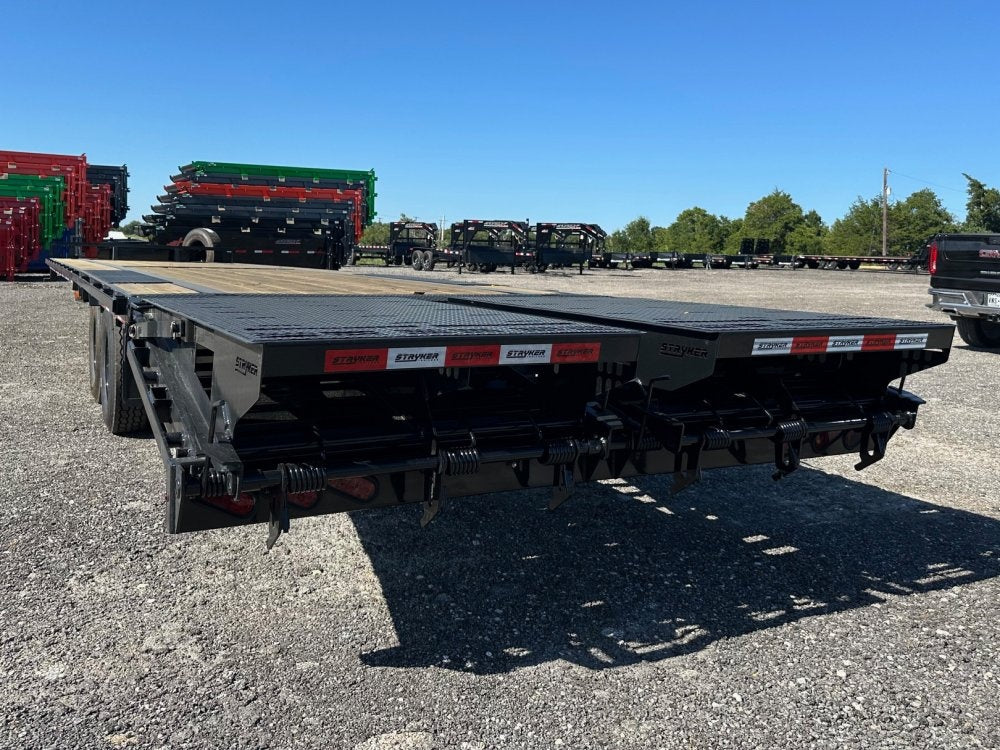 36' Stryker Gooseneck (2) 8K Axles Mega Ramps Deckover Trailer - Hotshot Non-CDL/DO 8K MR - Stryker Dealership Group