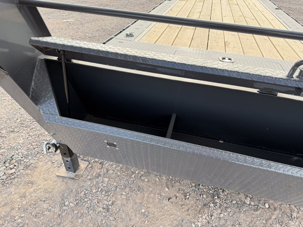 38' EWZ Gooseneck Equipment Hauler 8k Axles - Mega Ramps - Equipment Trailers - Stryker Dealership Group