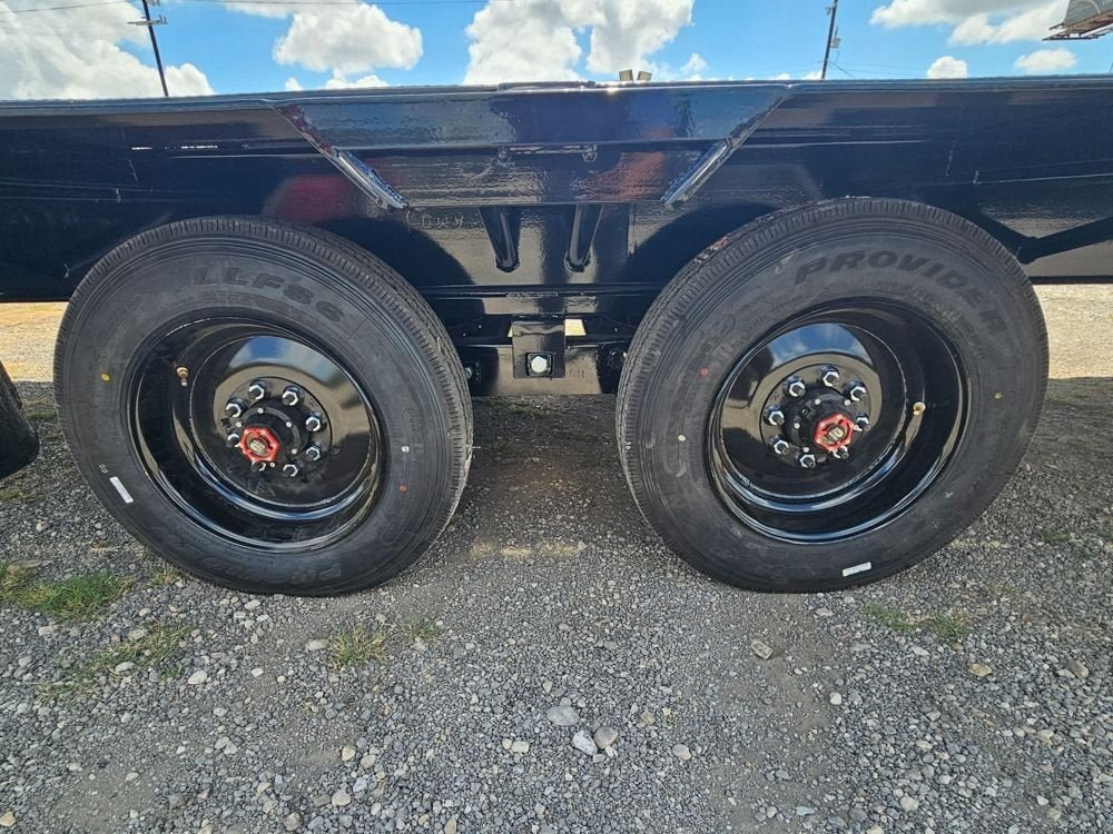 40' Hotshot Elite Gooseneck SD 10k Axles - Derated 12k GVWR - 18ply Tires & Spare & 10' Aluminum Ram 2603 - Stryker Dealership Group