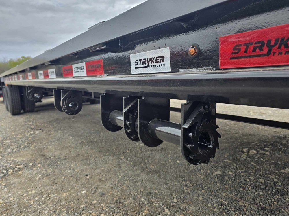40' Stryker Gooseneck (2) 12K Axles Mega Ramps Dual Wheels 3376 - Stryker Dealership Group