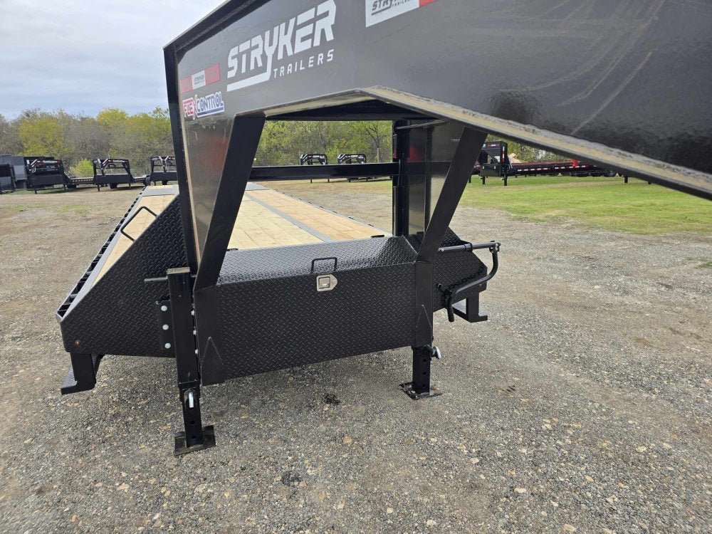 40' Stryker Gooseneck (2) 12K Axles Mega Ramps Dual Wheels 3376 - Stryker Dealership Group