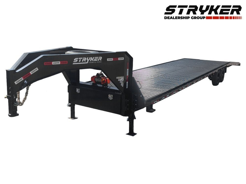 40' Stryker Gooseneck Mesh Deck Multi Car Hauler - (2) 8k Axles - 12k GVWR Derated 004147 - Stryker Dealership Group