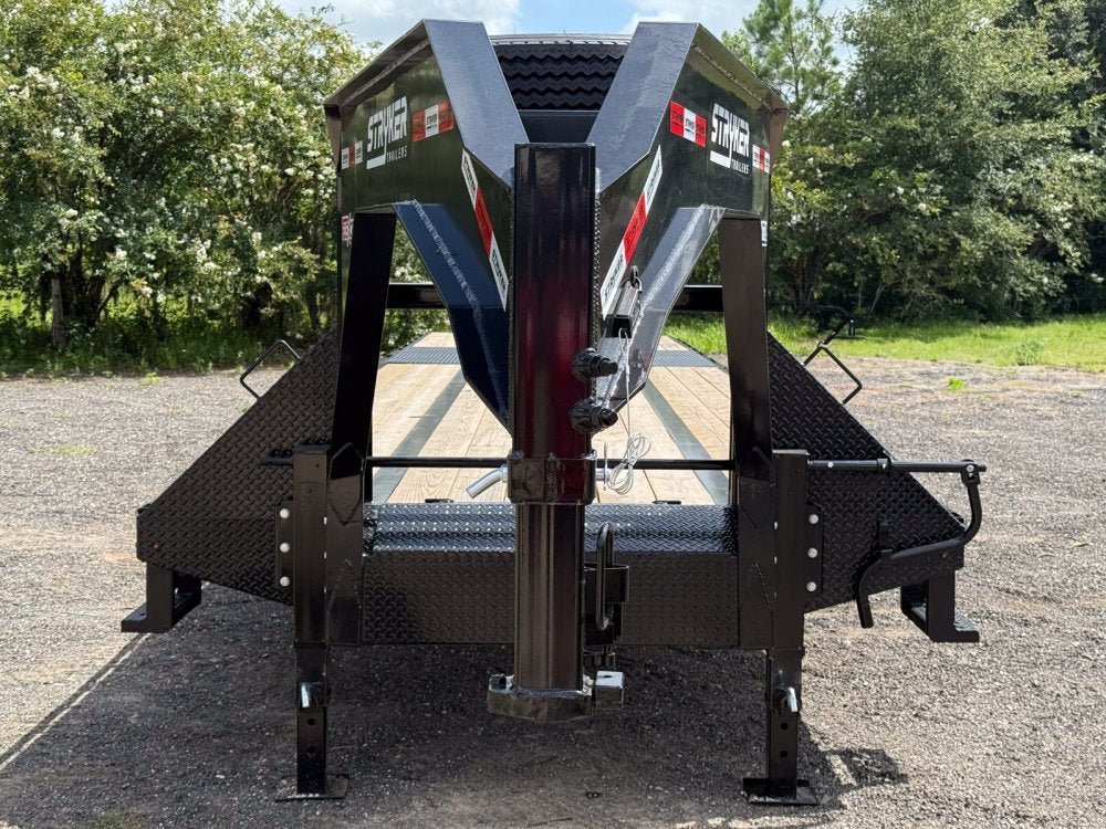40' Stryker Hotshot Elite Gooseneck Trailer Straight Deck - (2) 10k Axles - Derated 12k GVWR 004462 - Stryker Dealership Group