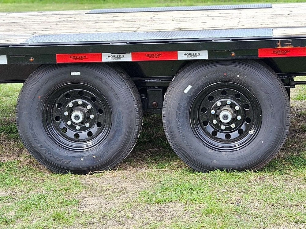 40' Black FTZ Gooseneck (2) 7k Axles Mega Ramps 15k GVWR 14ply Tires - I-Beam Bridge Upgrade - Hotshot Non-CDL/DO 7K MR - Stryker Dealership Group