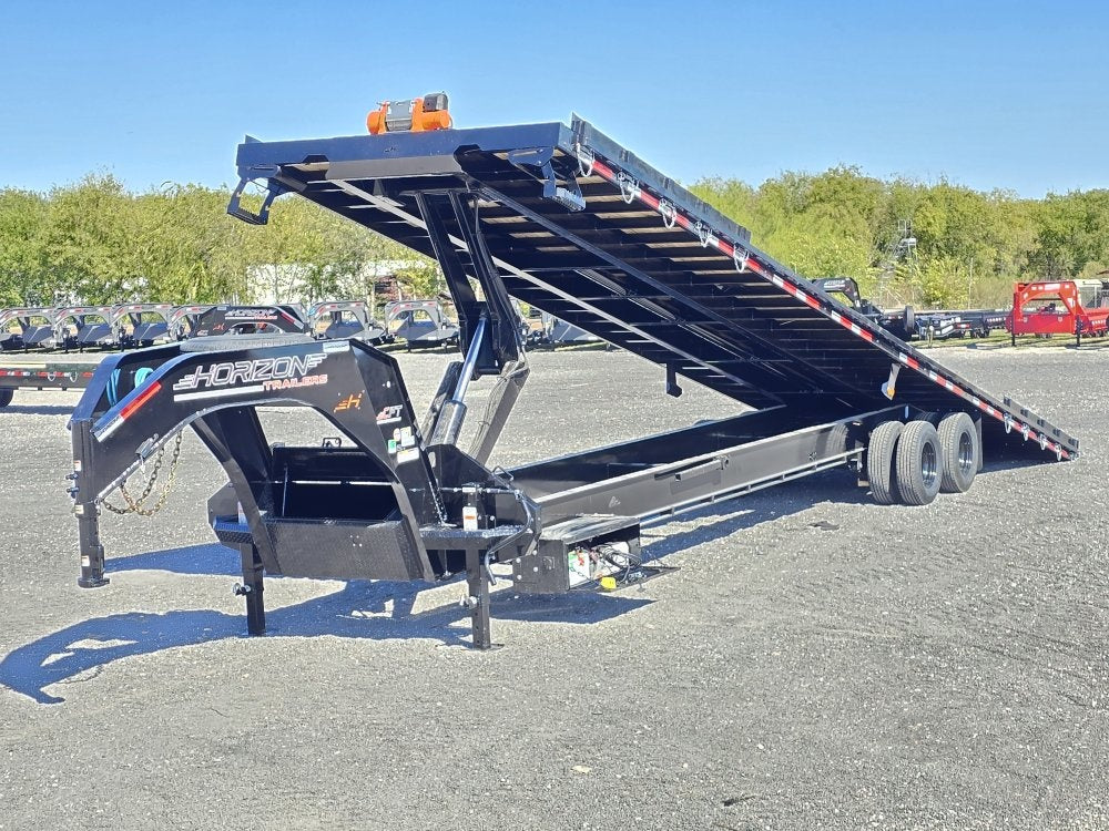 40' CFT Gooseneck Full Tilt Container Trailer, 10k Axles - Container Tilt/Container Tilt - Stryker Dealership Group