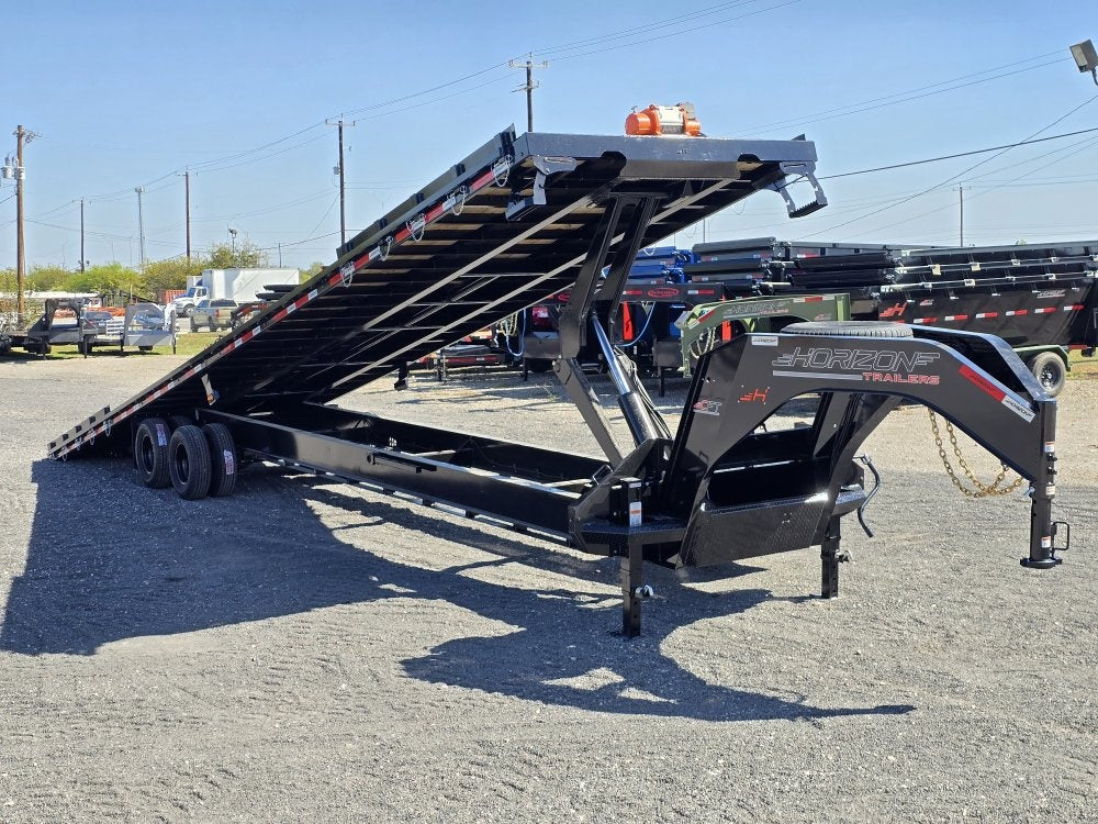 40' CFT Gooseneck Full Tilt Container Trailer, 10k Axles - Container Tilt/Container Tilt - Stryker Dealership Group