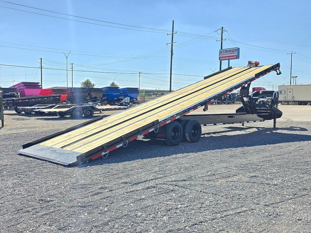 40' CFT Gooseneck Full Tilt Container Trailer, 10k Axles - Container Tilt - Container Tilt - Stryker Dealership Group