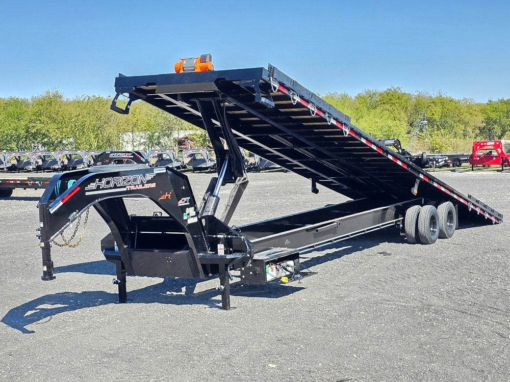 40' CFT Gooseneck Full Tilt Container Trailer, 10k Axles - Container Tilt/Container Tilt - Stryker Dealership Group