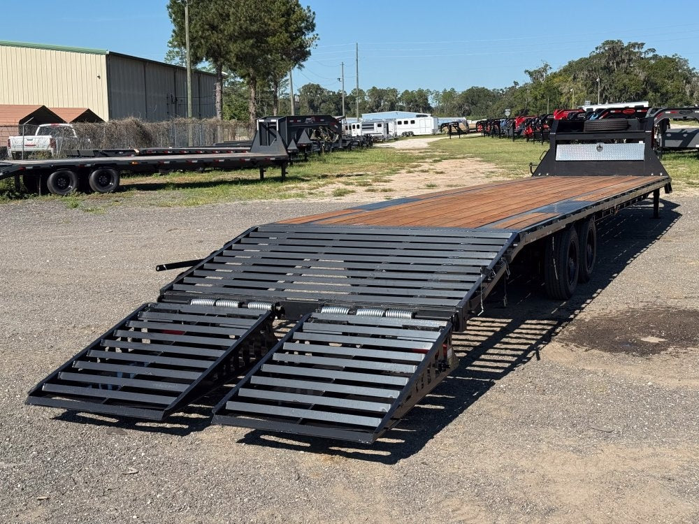 40' DKO Gooseneck Deckover 35' + 5' Mega Ramps (2) 10K Axles - Hotshot Non-CDL/DO 10K MR SS - Stryker Dealership Group