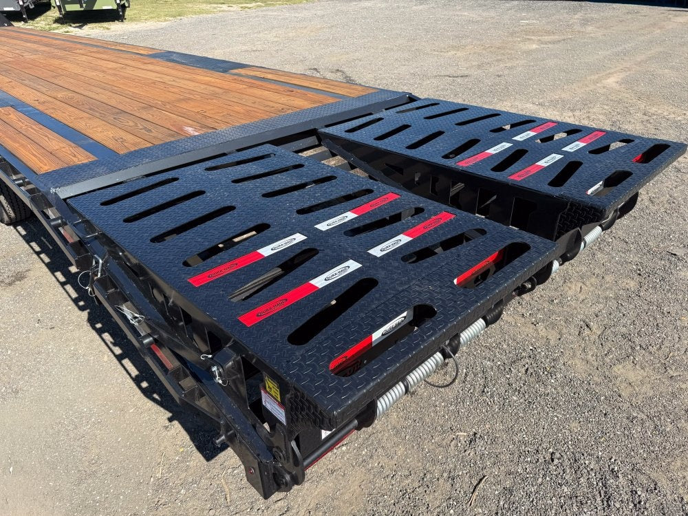 40' DKO Gooseneck Deckover 35' + 5' Mega Ramps (2) 10K Axles - Hotshot Non-CDL/DO 10K MR SS - Stryker Dealership Group