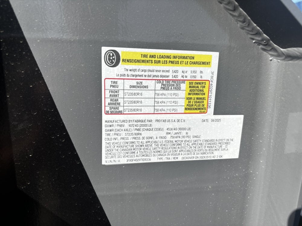 40' DKO Gooseneck Deckover 35' + 5' Mega Ramps (2) 10K Axles - Hotshot Non-CDL/DO 10K MR SS - Stryker Dealership Group