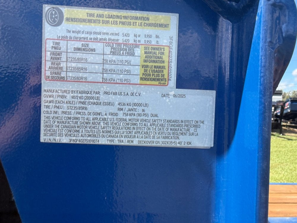 40' DKO Gooseneck Deckover 35' + 5' Mega Ramps (2) 10K Axles Dual Wheel - Heavy Duty Deckover/DO 10K MR DW - Stryker Dealership Group