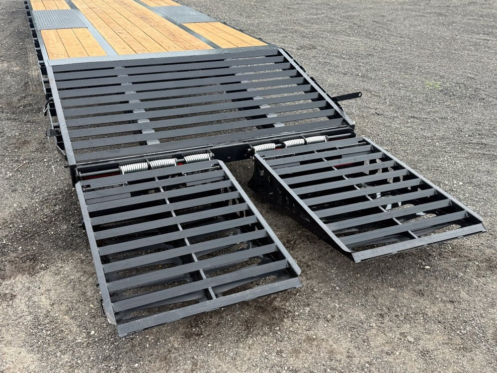 40' DKO Gooseneck Deckover 35' + 5' Mega Ramps (2) 12K Axles - Dual Wheel Deckover/DO 12K MR - Stryker Dealership Group