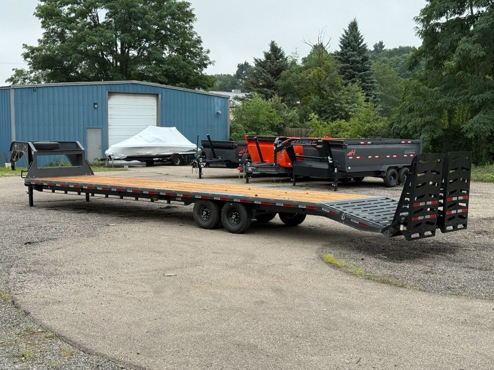 40' DKO Gooseneck Deckover 35' + 5' Mega Ramps (2) 7K Axles - Hotshot Non-CDL/DO 7K MR - Stryker Dealership Group