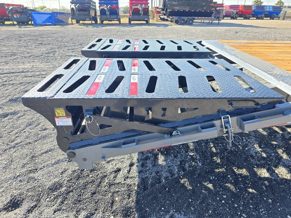 40' DKO Gooseneck Deckover 35' + 5' Mega Ramps (2) 8K Axles - Hotshot Non-CDL/DO 8K MR - Stryker Dealership Group
