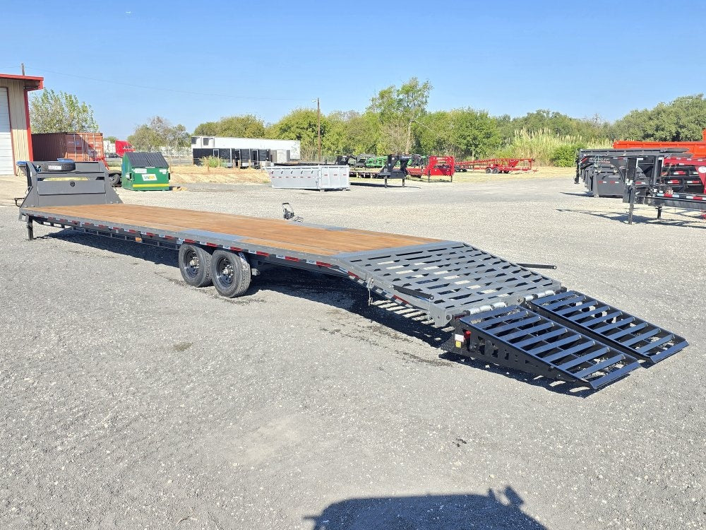 40' DKO Gooseneck Deckover 35' + 5' Mega Ramps (2) 8K Axles - Hotshot Non-CDL/DO 8K MR - Stryker Dealership Group