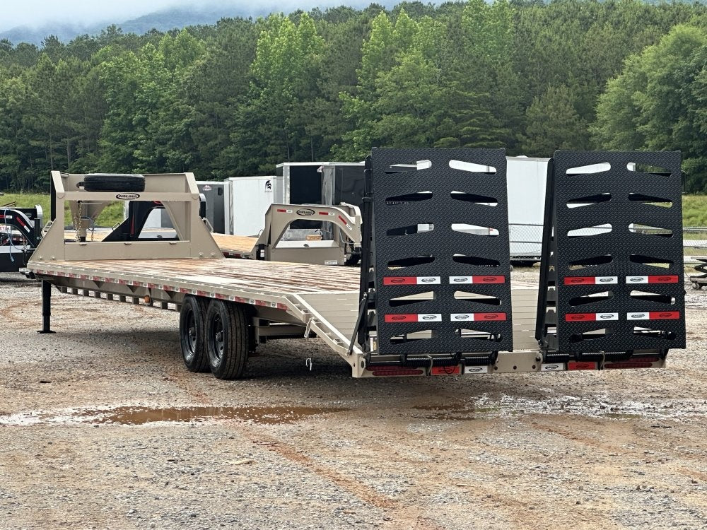 40' DKO Gooseneck Deckover 35' + 5' Mega Ramps (2) 8K Axles, 14 Ply Tires - Hotshot Non-CDL/DO 8K MR - Stryker Dealership Group