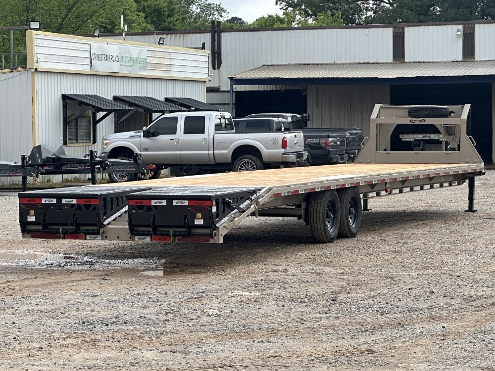 40' DKO Gooseneck Deckover 35' + 5' Mega Ramps (2) 8K Axles, 14 Ply Tires - Hotshot Non-CDL/DO 8K MR - Stryker Dealership Group