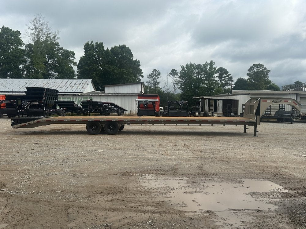 40' DKO Gooseneck Deckover 35' + 5' Mega Ramps (2) 8K Axles, 14 Ply Tires - Hotshot Non-CDL/DO 8K MR - Stryker Dealership Group