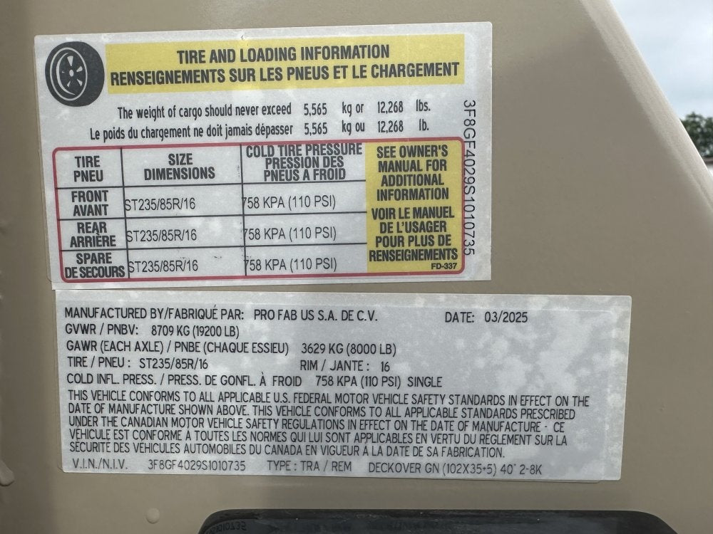 40' DKO Gooseneck Deckover 35' + 5' Mega Ramps (2) 8K Axles, 14 Ply Tires - Hotshot Non-CDL/DO 8K MR - Stryker Dealership Group