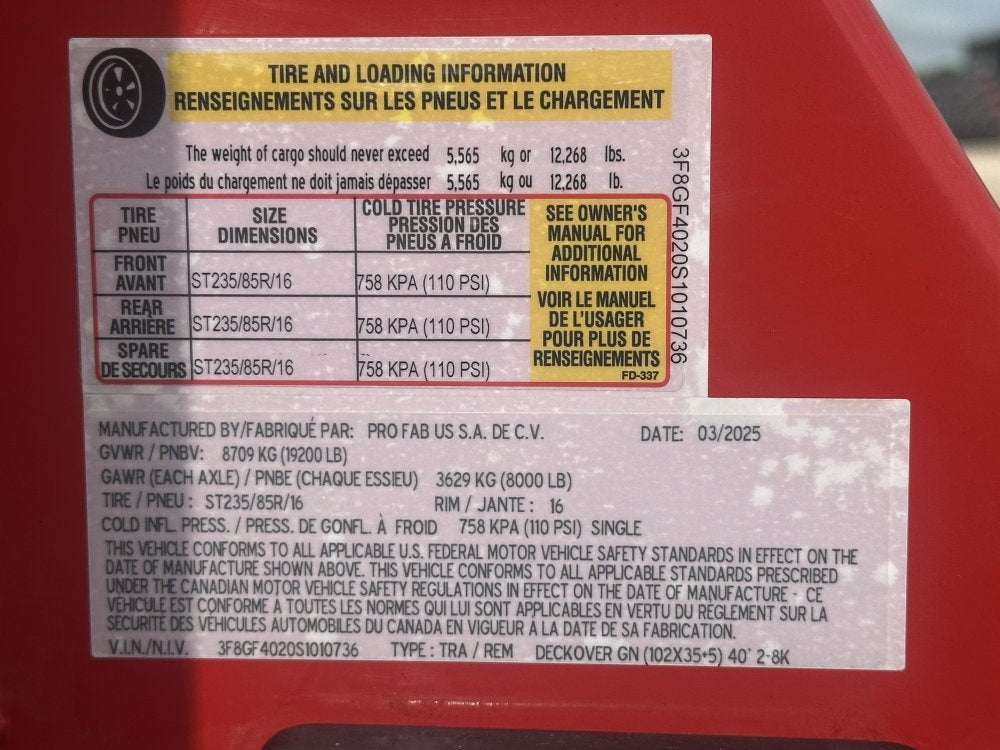 40' DKO Gooseneck Deckover 35' + 5' Mega Ramps (2) 8K Axles, 14 Ply Tires - Hotshot Non-CDL/DO 8K MR - Stryker Dealership Group