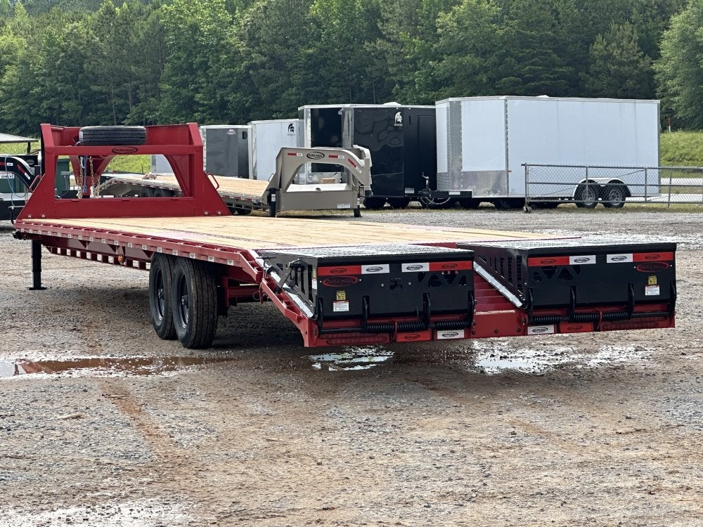 40' DKO Gooseneck Deckover 35' + 5' Mega Ramps (2) 8K Axles, 14 Ply Tires - Hotshot Non-CDL/DO 8K MR - Stryker Dealership Group