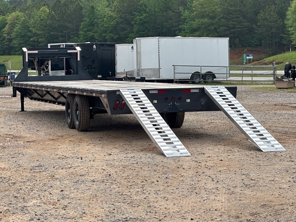 40' ECO Gooseneck (2) 7k Axles Straight 14k GVWR 14ply Tires - Hotshot Non-CDL/DO 7K SD - Stryker Dealership Group