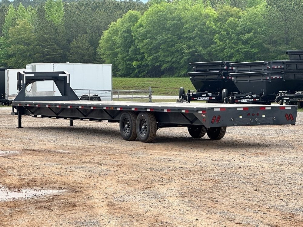 40' ECO Gooseneck (2) 7k Axles Straight 14k GVWR 14ply Tires - Hotshot Non-CDL/DO 7K SD - Stryker Dealership Group