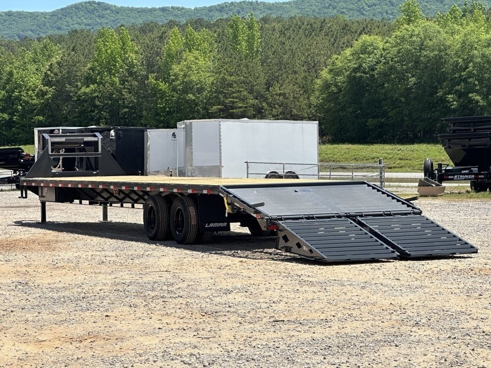 40' FD Gooseneck Mega Ramps 12k Axles Rhino Ramps - Dual Wheel Deckover/DO 12K MR - Stryker Dealership Group