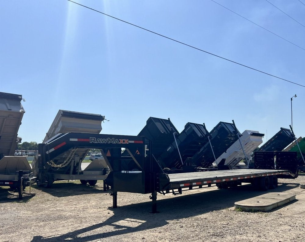 40' FDX Gooseneck 10k Axles Mega Ramps - Dual Wheel Deckover/DO 10K MR DW - Stryker Dealership Group