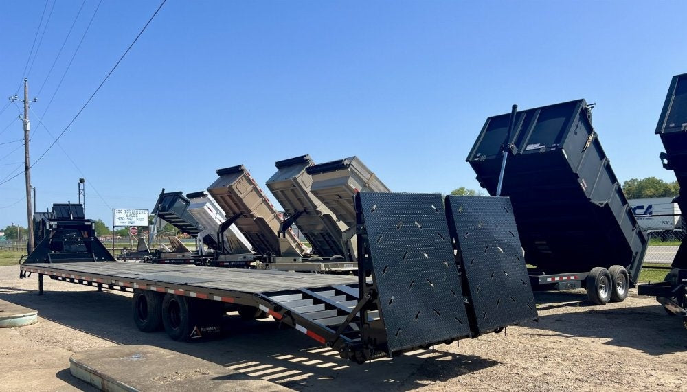 40' FDX Gooseneck 10k Axles Mega Ramps - Dual Wheel Deckover/DO 10K MR DW - Stryker Dealership Group