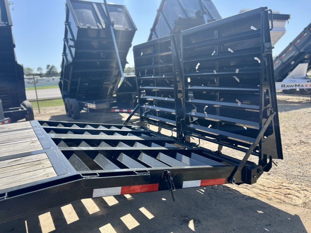 40' FDX Gooseneck 10k Axles Mega Ramps - Dual Wheel Deckover/DO 10K MR DW - Stryker Dealership Group