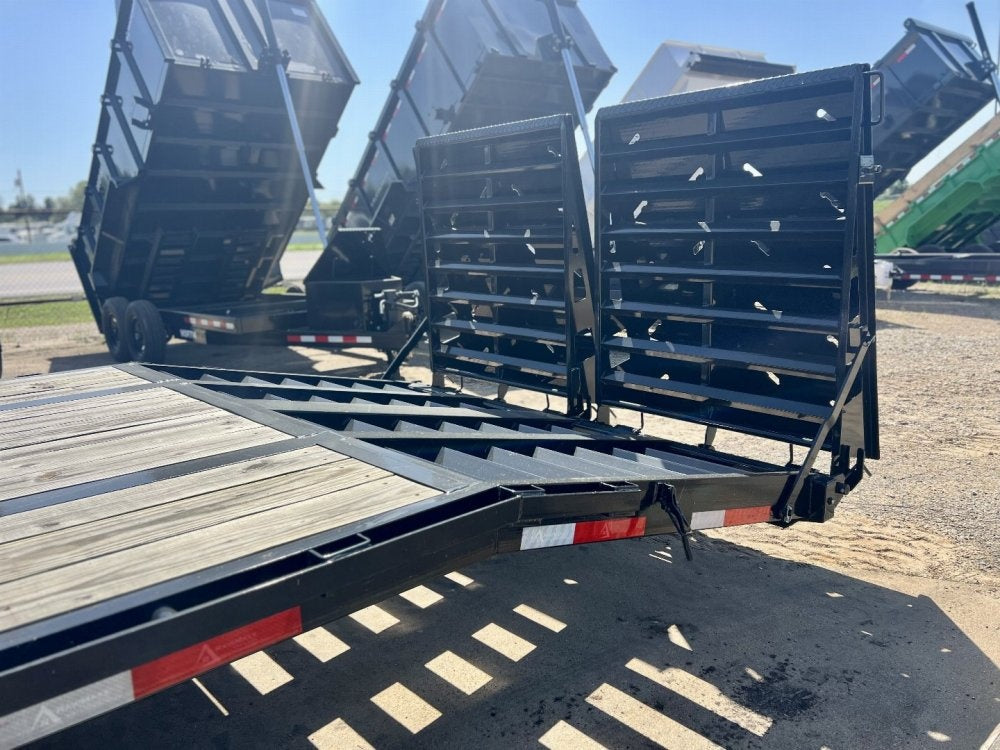 40' FDX Gooseneck 10k Axles Mega Ramps - Dual Wheel Deckover/DO 10K MR DW - Stryker Dealership Group
