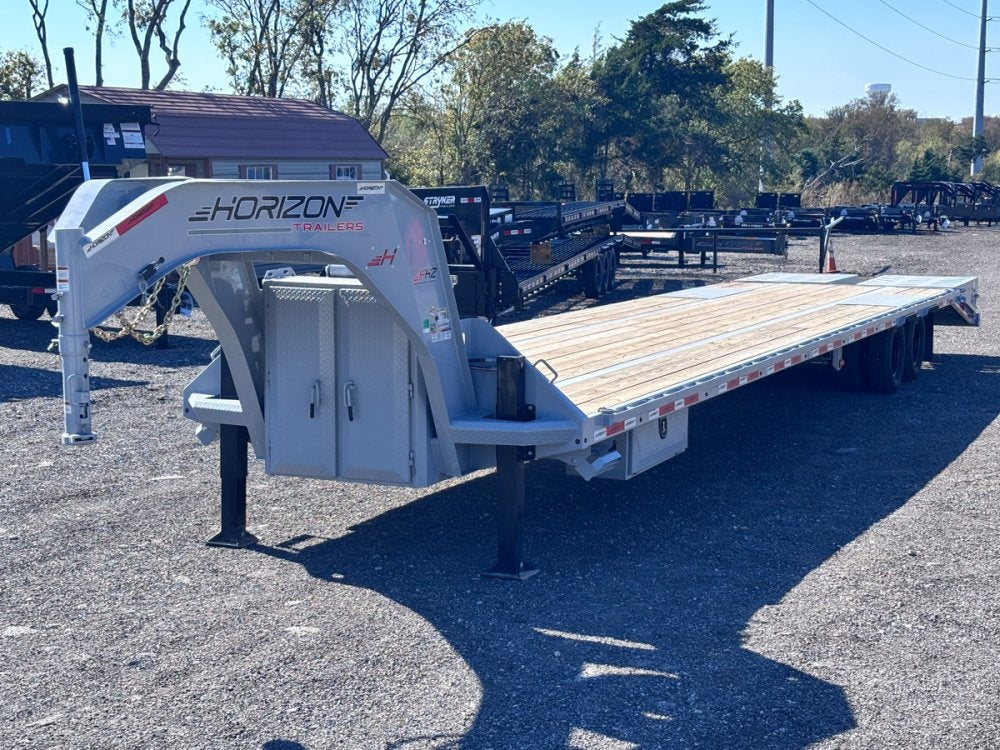 40' FHZ Gooseneck Deckover (2) 10K Axles Mega Ramps - Hydraulic Jacks - Dual Wheel Deckover/DO 10K MR DW - Stryker Dealership Group